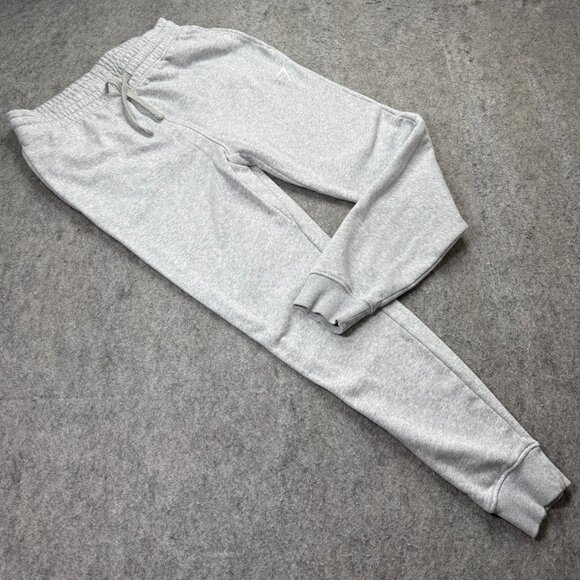 Gymshark Jogger Men M Gray Crest Slim Fit Fleece 28" Tapered A2A4H - Picture 1 of 16